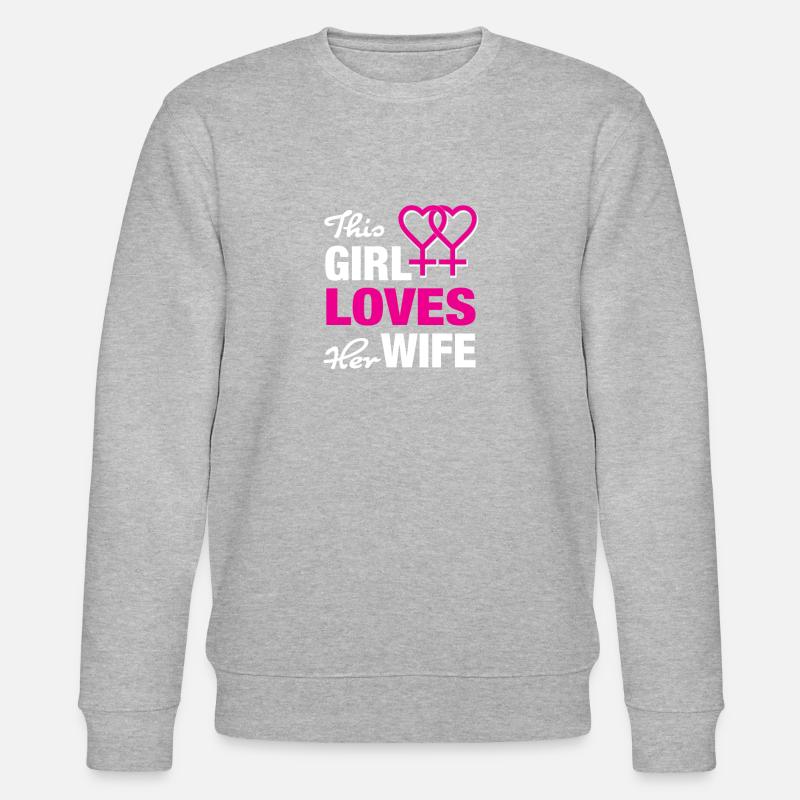 Lesbisch - Stanley/Stella Unisex Bio-Sweatshirt CHANGER  - Grau meliert