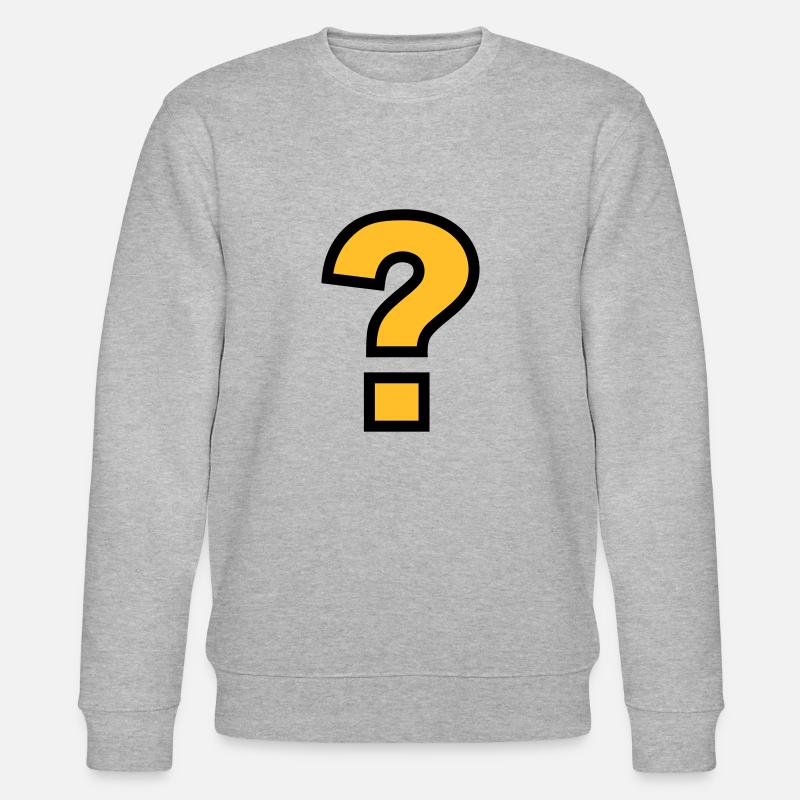 Fragezeichen - Stanley/Stella Unisex Bio-Sweatshirt CHANGER  - Grau meliert