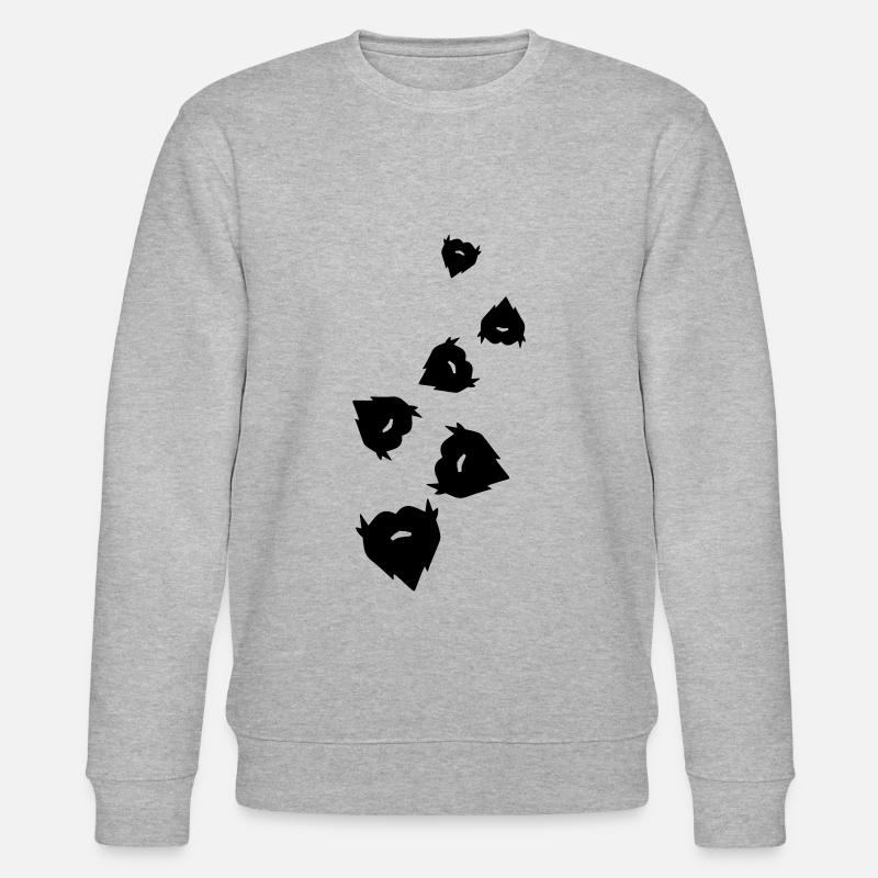 Symbole de barbe - Sweat bio CHANGER Stanley/Stella Unisexe - gris chiné