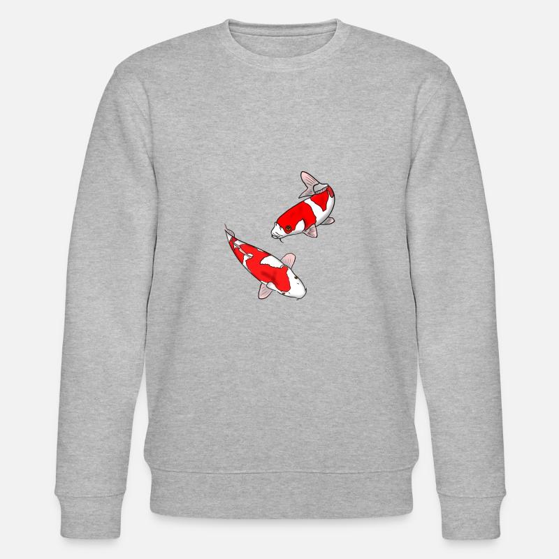Karpfen - Stanley/Stella Unisex Bio-Sweatshirt CHANGER  - Grau meliert