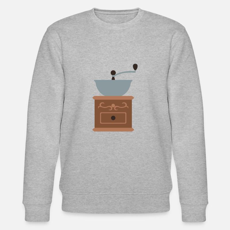 Kaffeemühle - Stanley/Stella Unisex Bio-Sweatshirt CHANGER  - Grau meliert
