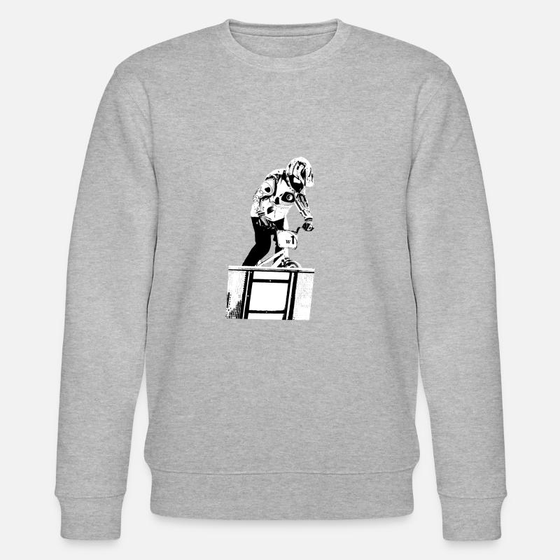 bmx racing - Sweat bio CHANGER Stanley/Stella Unisexe - gris chiné