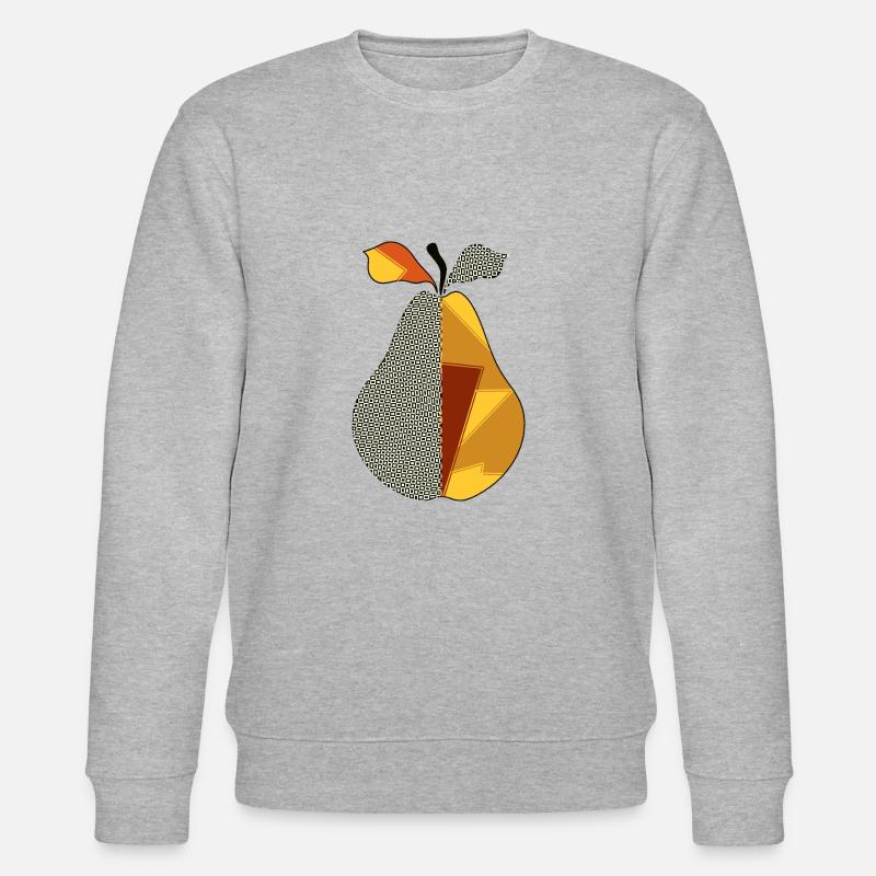 Birne - Stanley/Stella Unisex Bio-Sweatshirt CHANGER  - Grau meliert