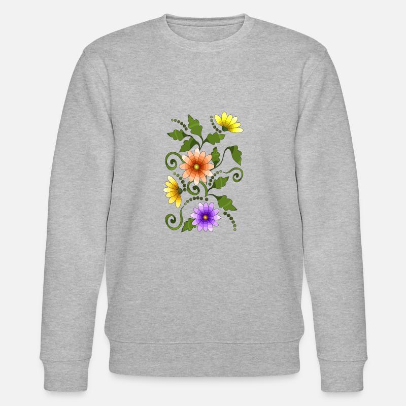 Fleur - Sweat bio CHANGER Stanley/Stella Unisexe - gris chiné