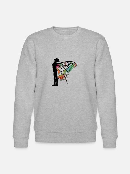 Pixie invert - Stanley/Stella CHANGER Unisex Organic Sweatshirt - heather grey