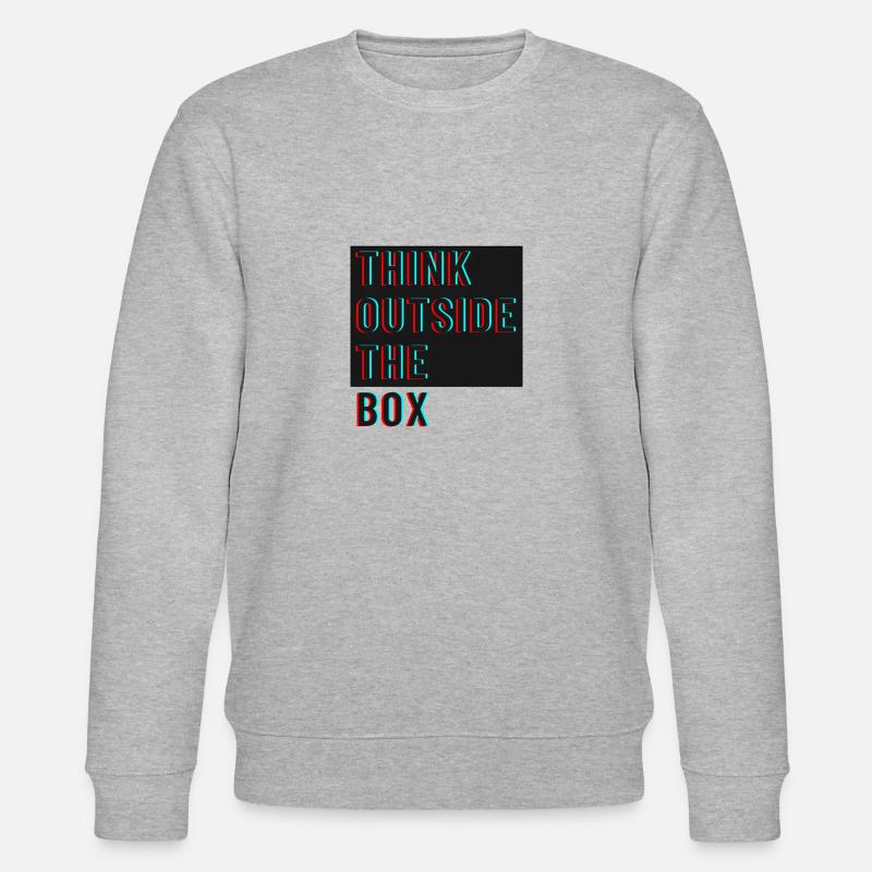 Think outside the box - Stanley/Stella Unisex Bio-Sweatshirt CHANGER  - Grau meliert