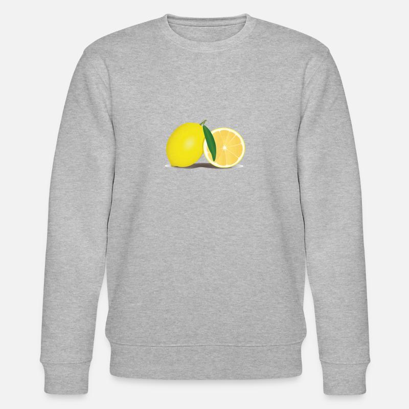 zitrone - Stanley/Stella Unisex Bio-Sweatshirt CHANGER  - Grau meliert