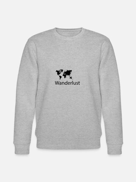 Wanderlust - Stanley/Stella Unisex Bio-Sweatshirt CHANGER - Grau meliert