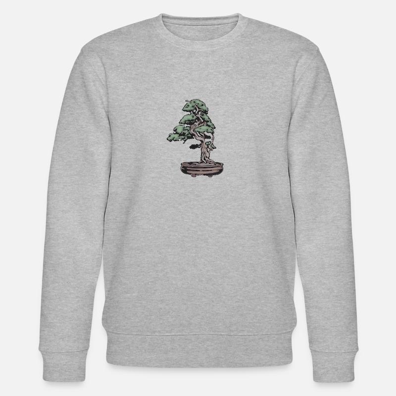 Bonsai - Stanley/Stella Unisex Bio-Sweatshirt CHANGER  - Grau meliert