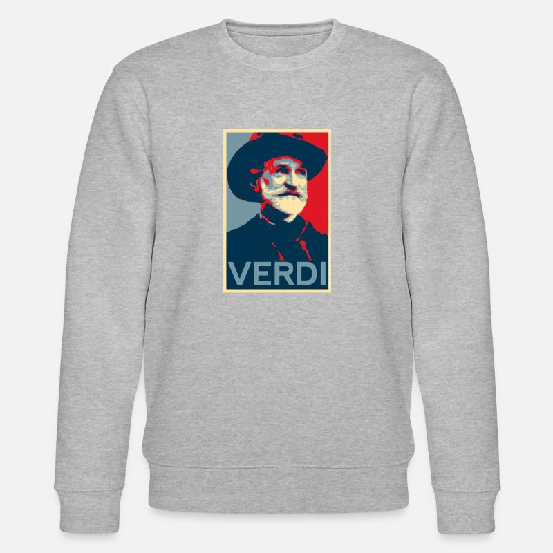 Giuseppe Verdi - Stanley/Stella Unisex Bio-Sweatshirt CHANGER  - Grau meliert