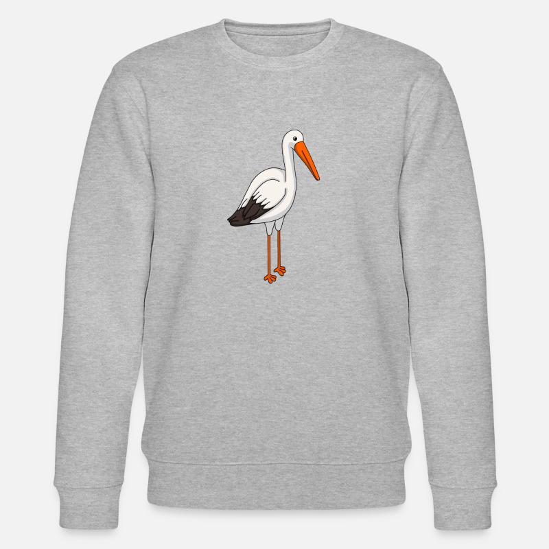 Storch - Stanley/Stella Unisex Bio-Sweatshirt CHANGER  - Grau meliert