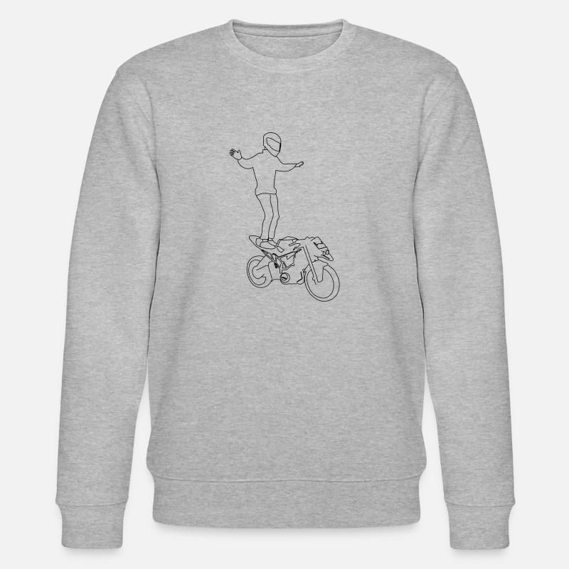 Lebensdauer - Stanley/Stella Unisex Bio-Sweatshirt CHANGER  - Grau meliert