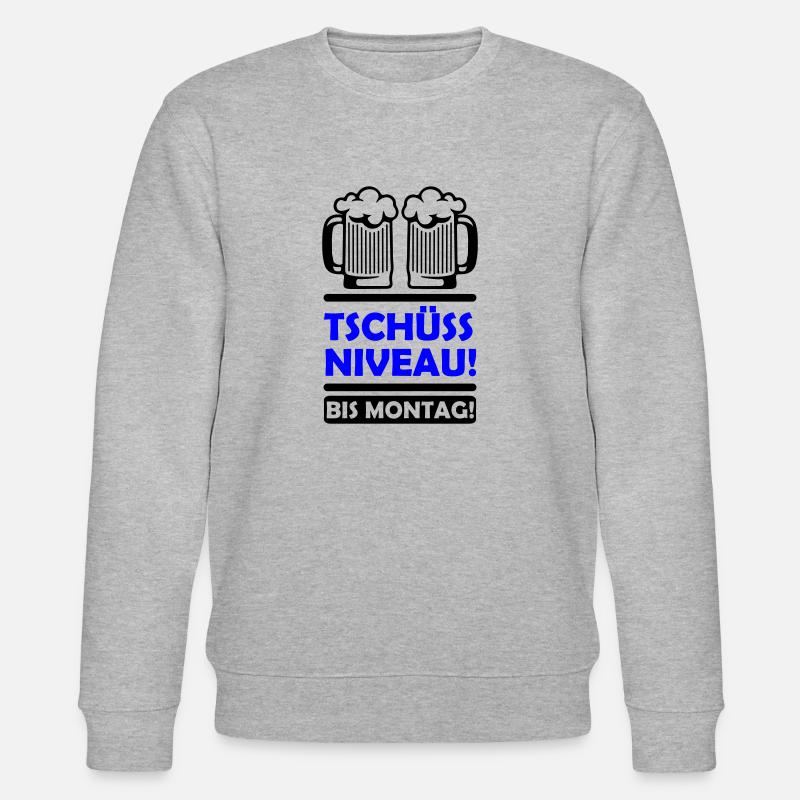 tschüss niveau 2 - Stanley/Stella Unisex Bio-Sweatshirt CHANGER  - Grau meliert