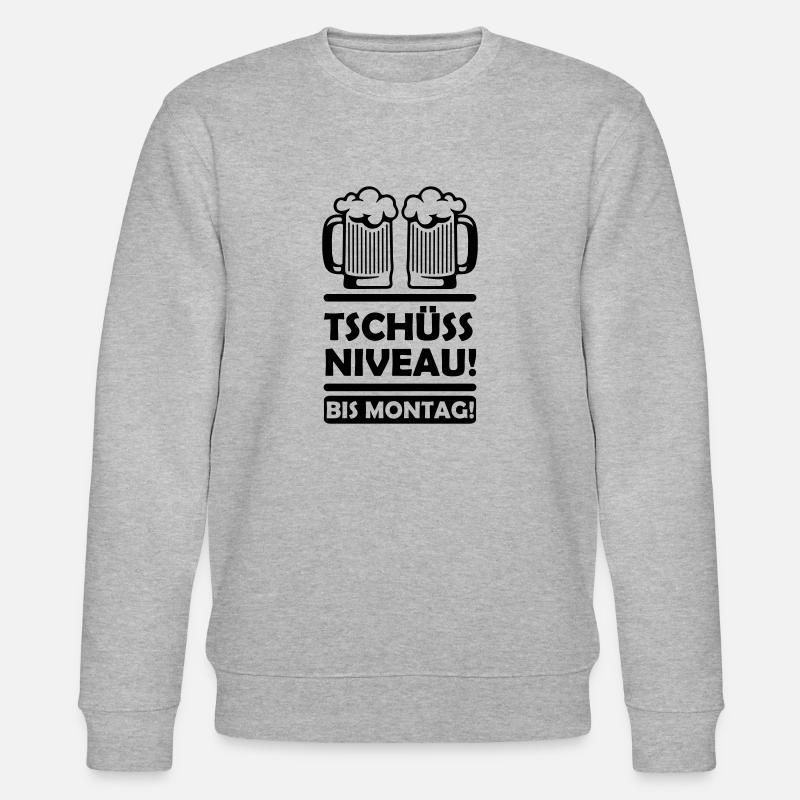 Tschüss Niveau - Stanley/Stella Unisex Bio-Sweatshirt CHANGER - Grau meliert