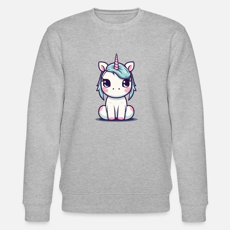 Une licorne - Sweat bio CHANGER Stanley/Stella Unisexe - gris chiné