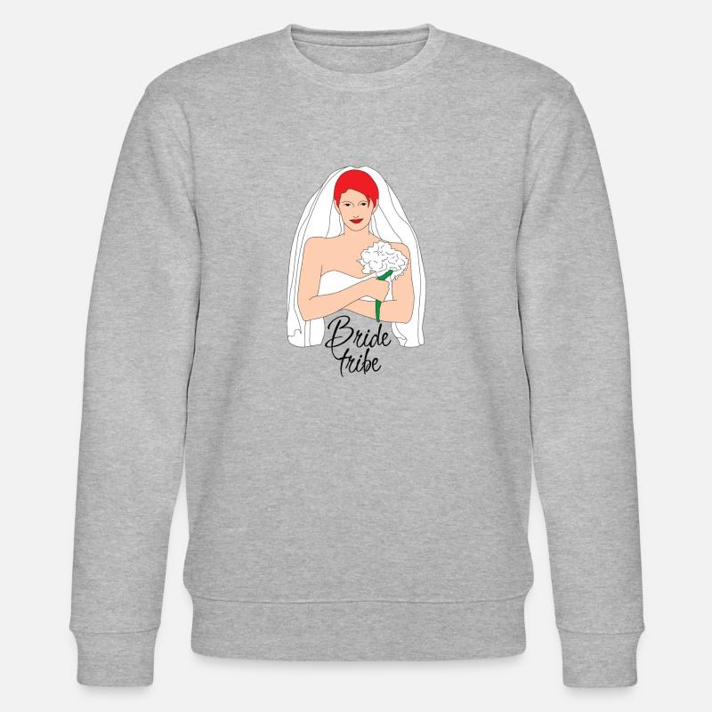 bride tribe rot 2 - Stanley/Stella Unisex Bio-Sweatshirt CHANGER  - Grau meliert