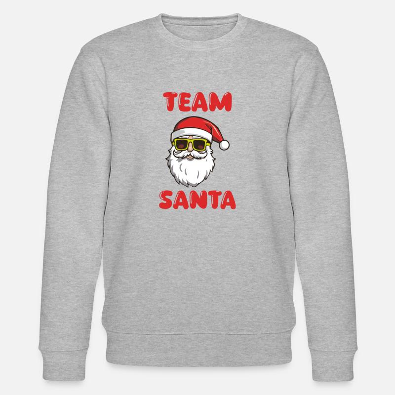 L’équipe du Père Noël - Sweat bio CHANGER Stanley/Stella Unisexe - gris chiné