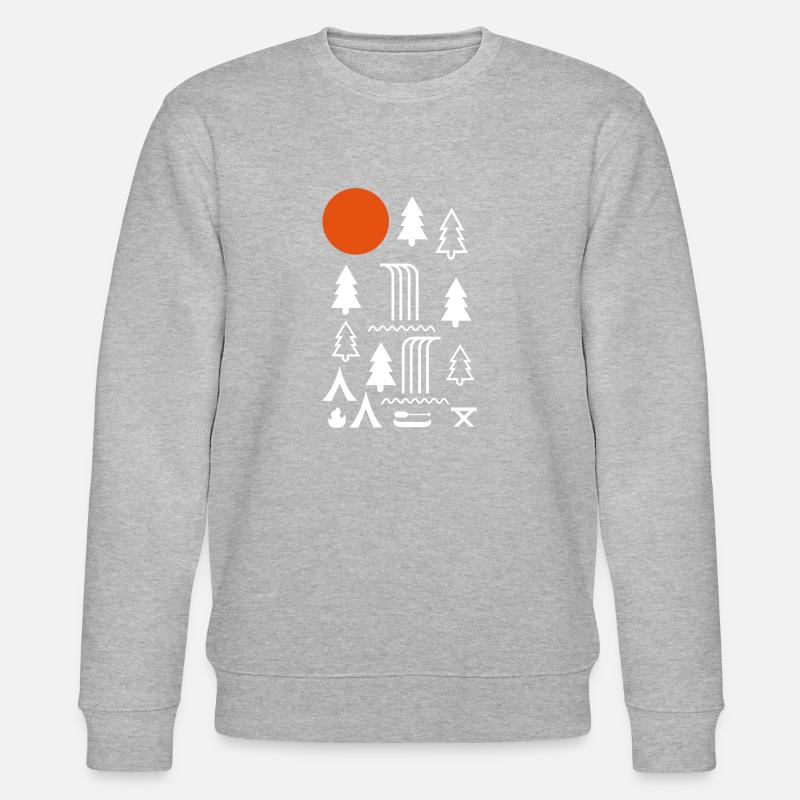 Camping - Sweat bio CHANGER Stanley/Stella Unisexe - gris chiné