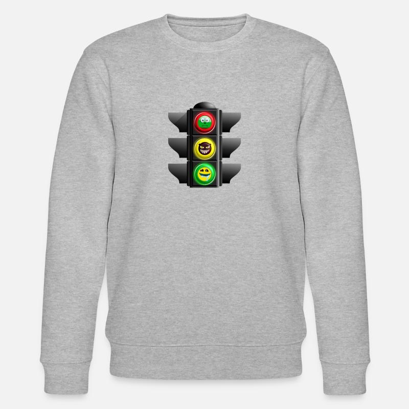 Los Stopp Schade Ampel Emojs - Stanley/Stella Unisex Bio-Sweatshirt CHANGER  - undefined