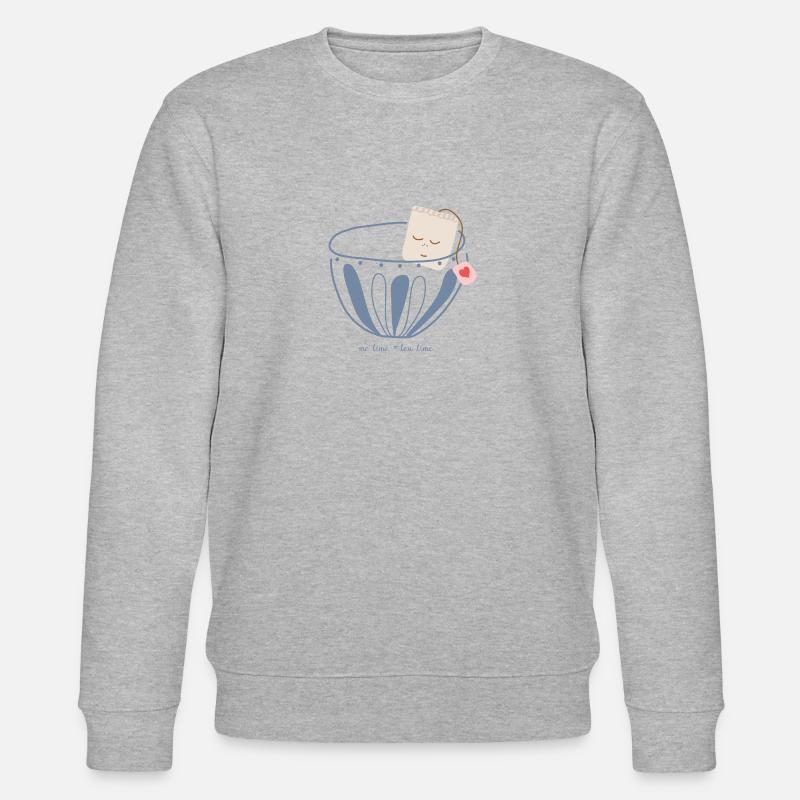 Teatime - Stanley/Stella Unisex Bio-Sweatshirt CHANGER  - Grau meliert
