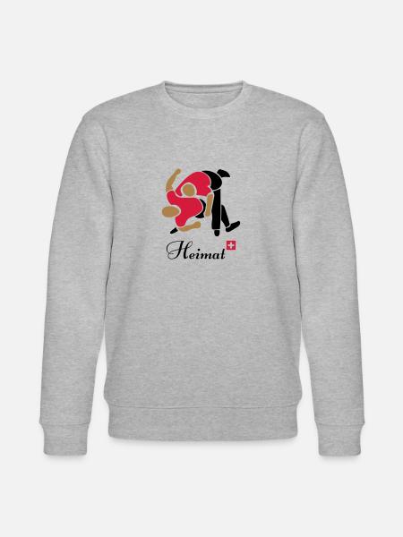 Schwingen - Stanley/Stella Unisex Bio-Sweatshirt CHANGER - Grau meliert