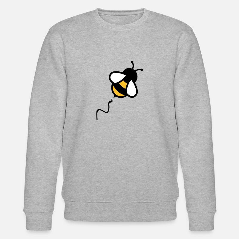 Biene - Stanley/Stella Unisex Bio-Sweatshirt CHANGER  - Grau meliert