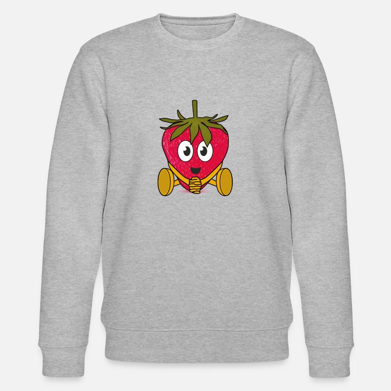 Fraise douce 2 - Sweat bio CHANGER Stanley/Stella Unisexe - gris chiné