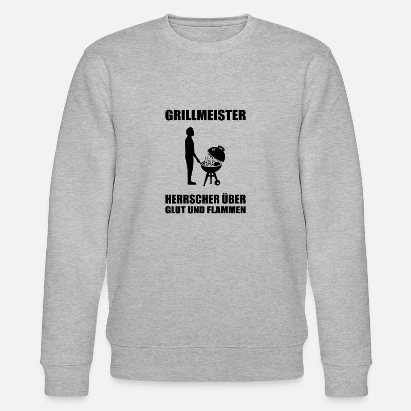 BBQ - Stanley/Stella Unisex Bio-Sweatshirt CHANGER  - Grau meliert