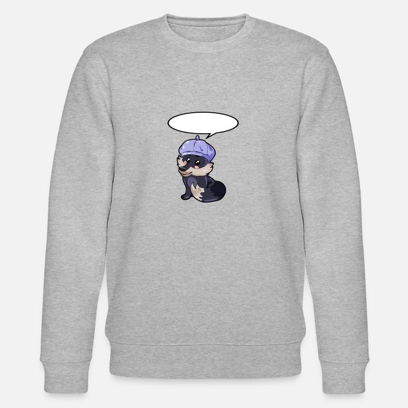Maler Wolf - Stanley/Stella Unisex Bio-Sweatshirt CHANGER  - Grau meliert