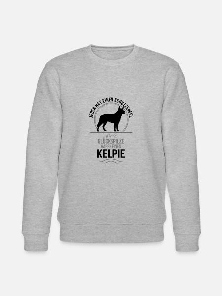 KELPIE Schutzengel Wilsigns - Stanley/Stella Unisex Bio-Sweatshirt CHANGER - Grau meliert