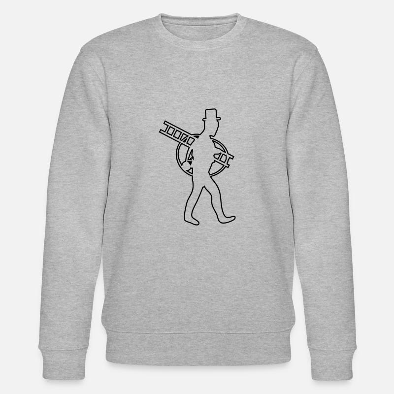 schornsteinfeger - Stanley/Stella Unisex Bio-Sweatshirt CHANGER - Grau meliert