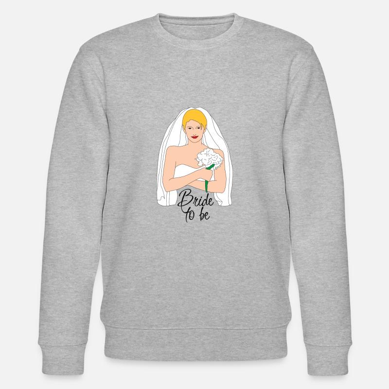 bride to be blond 2 - Stanley/Stella Unisex Bio-Sweatshirt CHANGER  - Grau meliert