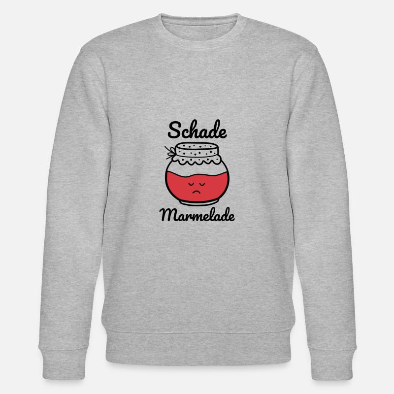 Schade Marmelade - Stanley/Stella Unisex Bio-Sweatshirt CHANGER  - Grau meliert