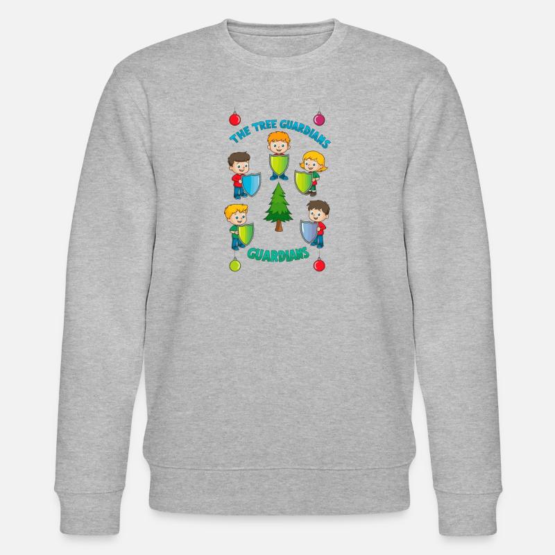 Die Baumwächter - Stanley/Stella Unisex Bio-Sweatshirt CHANGER  - Grau meliert