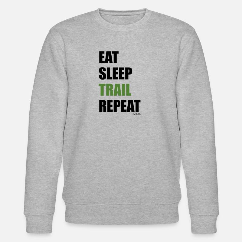 ESSENSCHLAF - Stanley/Stella Unisex Bio-Sweatshirt CHANGER  - Grau meliert