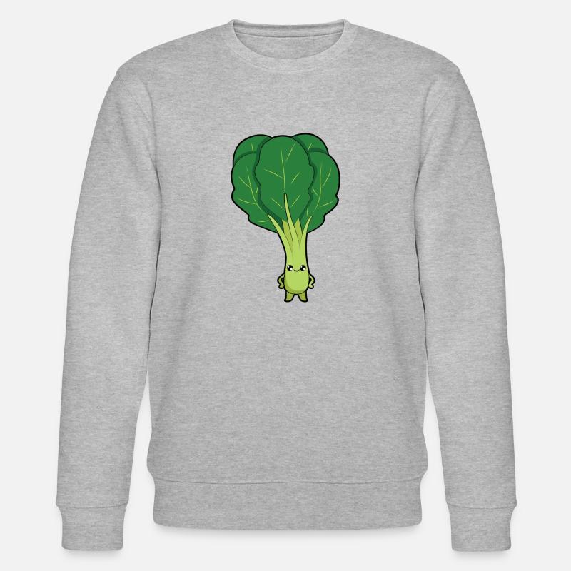 spinach - Stanley/Stella CHANGER Unisex Organic Sweatshirt - heather grey
