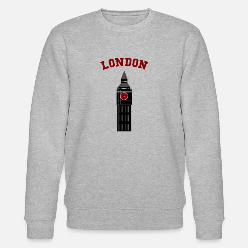 london big ben - Stanley/Stella Unisex Bio-Sweatshirt CHANGER  - Grau meliert