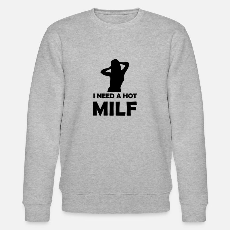 i need a hot 001 - Stanley/Stella CHANGER Unisex Organic Sweatshirt - heather grey
