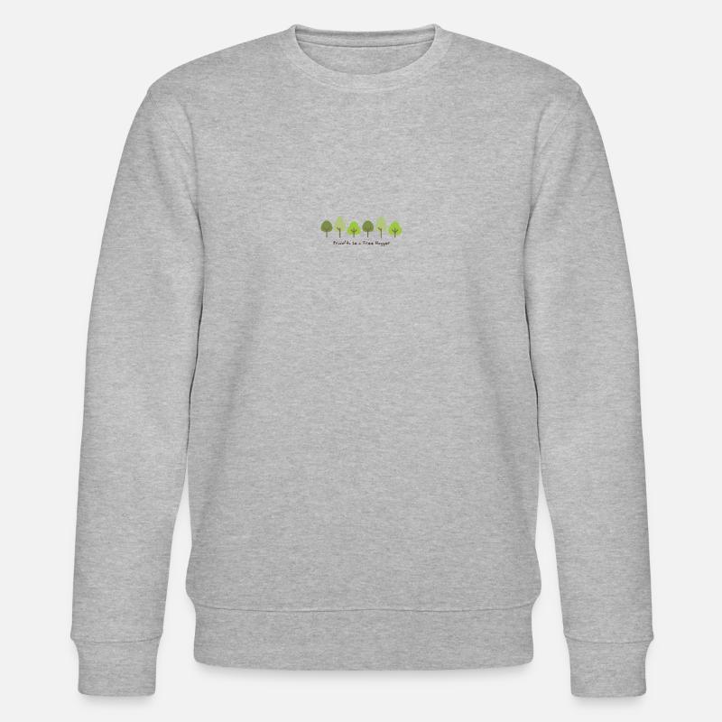 Tree Hugger - Stanley/Stella Unisex Bio-Sweatshirt CHANGER  - Grau meliert