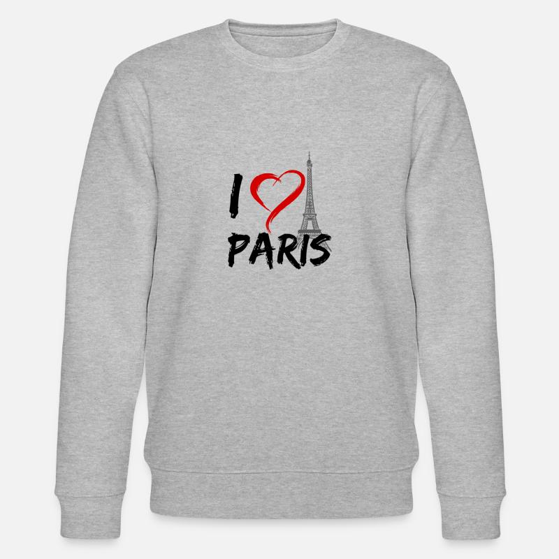 Paris - Stanley/Stella Unisex Bio-Sweatshirt CHANGER  - Grau meliert