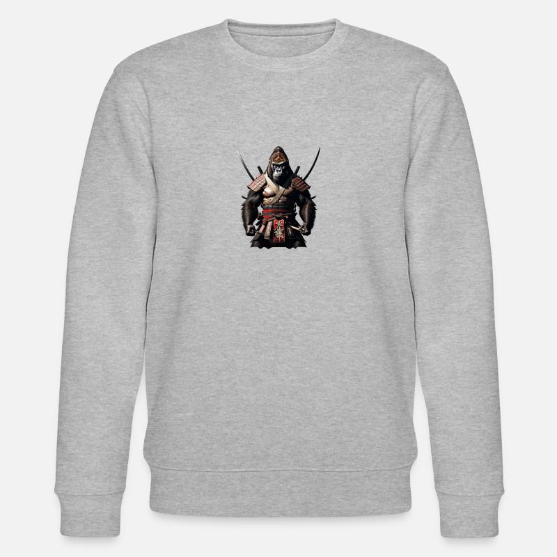 Le gorille ninja - Sweat bio CHANGER Stanley/Stella Unisexe - gris chiné