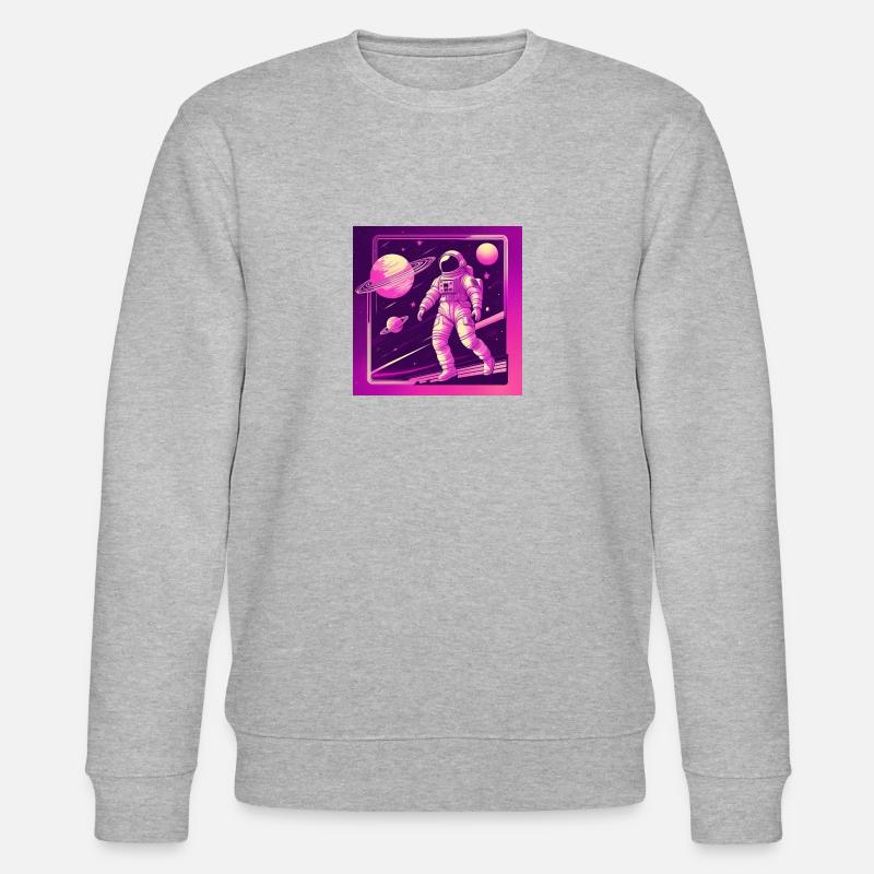 Dancing in Space - Stanley/Stella Unisex Bio-Sweatshirt CHANGER  - Grau meliert