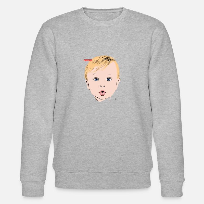 Bébé - Sweat bio CHANGER Stanley/Stella Unisexe - gris chiné