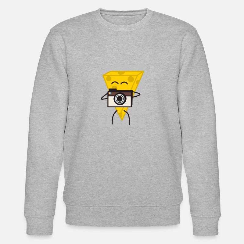 Dites fromage, photo fromage - Sweat bio CHANGER Stanley/Stella Unisexe - gris chiné