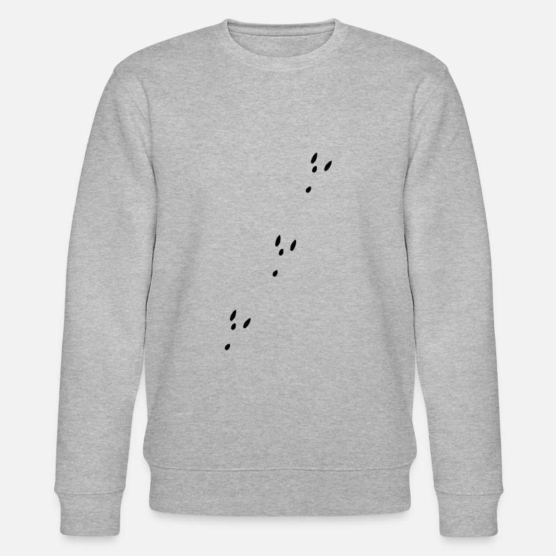 Lapin piste saut saut saut - Sweat bio CHANGER Stanley/Stella Unisexe - gris chiné