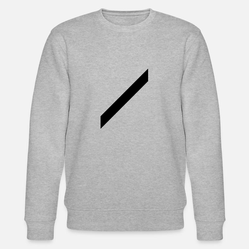 Strich - Sweat bio CHANGER Stanley/Stella Unisexe - gris chiné