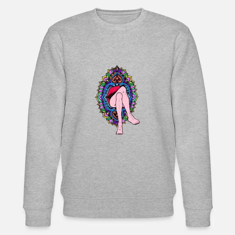 Füße - Stanley/Stella Unisex Bio-Sweatshirt CHANGER  - Grau meliert