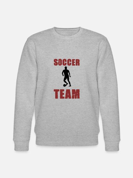 Soccer Player Team - Stanley/Stella CHANGER Unisex Organic Sweatshirt - heather grey