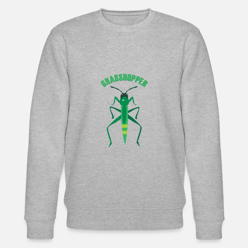 grasshopper - Stanley/Stella Unisex Bio-Sweatshirt CHANGER  - Grau meliert