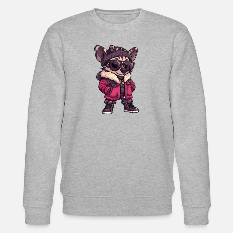 Hyäne Winter - Stanley/Stella Unisex Bio-Sweatshirt CHANGER  - Grau meliert